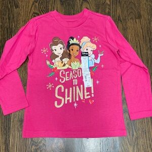 Disney Princess Christmas Long Sleeve 5T